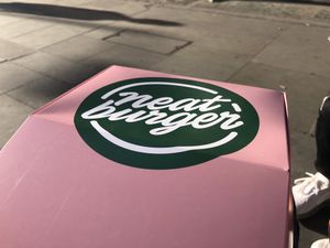 Funky packaging at Neat Burger - Oxford Circus in London