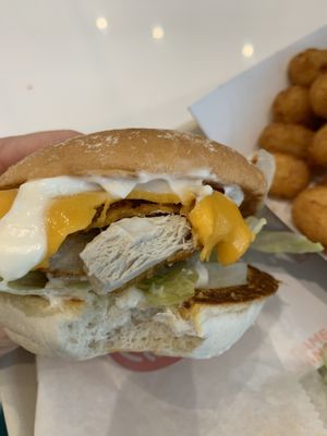 Chickn burger at Neat Burger - Oxford Circus in London