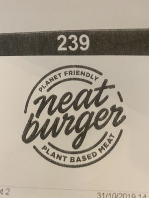 My order is coming  at Neat Burger - Oxford Circus in London