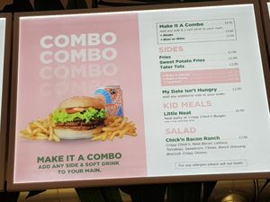 menu 2 at Neat Burger - Oxford Circus in London