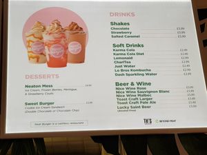 menu 3 at Neat Burger - Oxford Circus in London