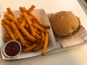 Cheeseburger at Neat Burger - Oxford Circus in London