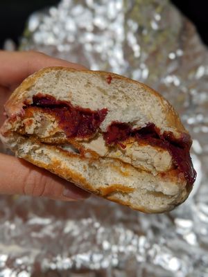 Kick'n Kimchi Chick'n Burger at Neat Burger - Oxford Circus in London