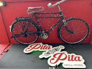 Nice deco, look above you 😉  at Pita Pita Grillstore in Mannheim