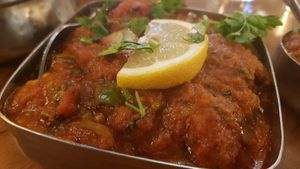 Soya Tikka Masala at Barsana in Birmingham