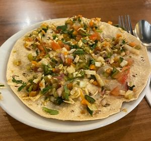 Poppadom Starter at Barsana in Birmingham