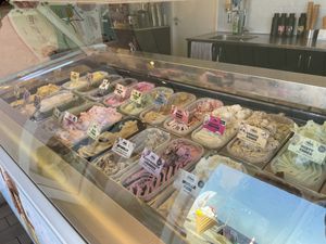 Lots of flavours.  at Ice Bakers Ishus in Thisted