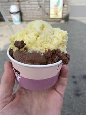 lemon and rum ball   at Ice Bakers Ishus in Thisted