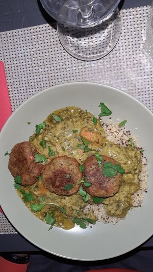 Veganes Curry at Feelfood in Toulon