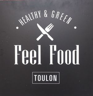 Logo sign at Feelfood in Toulon
