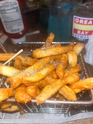 French fries 🍟  at Restoration Kitchen & Cocktails in Lindenhurst