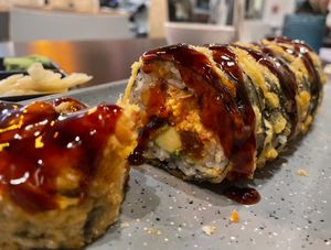 Mother Gaia Veggie Roll 💚  at Akira Sushi in Aptos