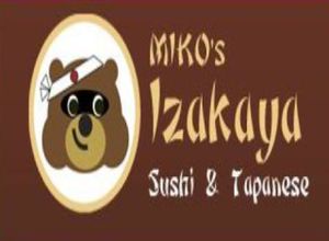 mikos sign/logo at Blue Sea Sushi and Izakaya in Las Vegas