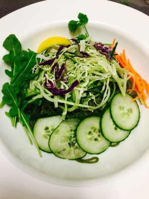 New Kale noodle salad for vegan at Blue Sea Sushi and Izakaya in Las Vegas