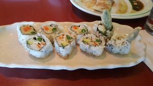Veggie Tempura Roll (8pc) at Blue Sea Sushi and Izakaya in Las Vegas