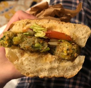 Vegan burger panini  at Just Made - Fatto mo mò in Sorrento