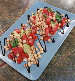 Hummus bruschetta, PERFECT  at Just Made - Fatto mo mò in Sorrento