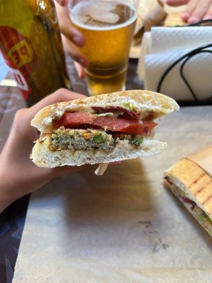 VEGAN BURGER PANINI at Just Made - Fatto mo mò in Sorrento