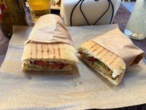 VEGAN BURGER PANINI at Just Made - Fatto mo mò in Sorrento