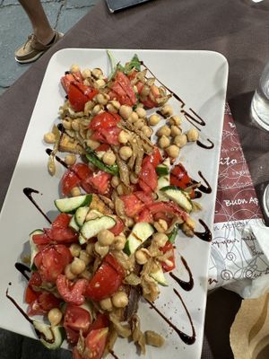 Bruscceta de garabanzos  at Just Made - Fatto mo mò in Sorrento