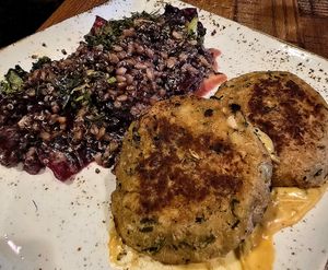 Vegan Crabcakes at Liquid Assets in Ocean City