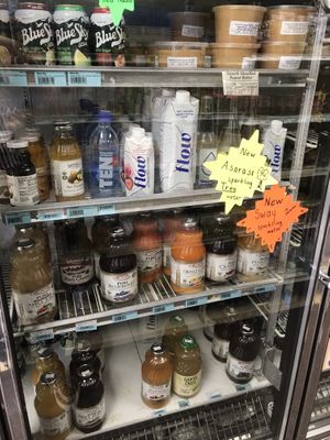 Pasteurized 100% juices, fresh nut butters  at Hillsdale Natural Grocery in Hillsdale