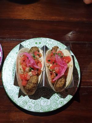 falafel taco at Lola Taqueria in Palm Beach