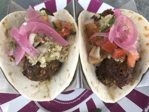 Falafel  at Lola Taqueria in Palm Beach