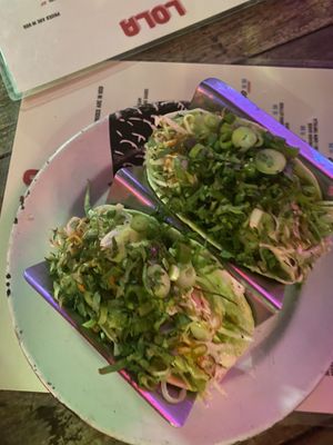 Thai taco  at Lola Taqueria in Palm Beach