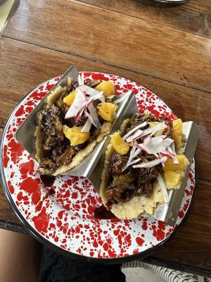 Best Brussels Taco!  at Lola Taqueria in Palm Beach