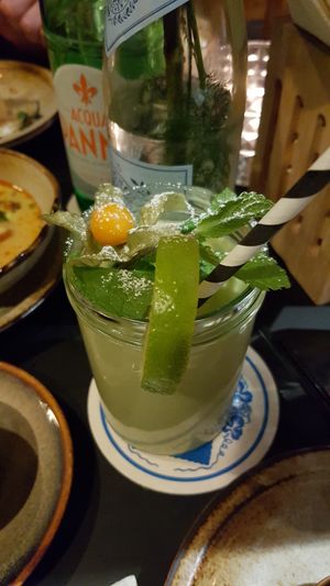 Avocado drink at Soy in Munich