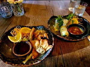 Wan Tan (fried) & Summer Rolls at Soy in Munich