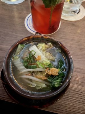 Teigtaschen Suppe  at Soy in Munich