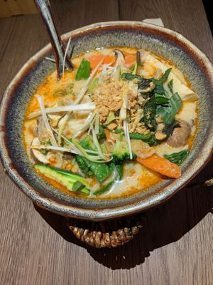 Huge bowl of curry - so yummy! at Soy in Munich