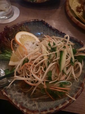 Papaya salad at Soy in Munich