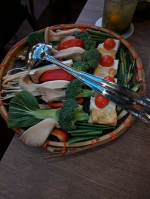 Hot pot veggies at Soy in Munich