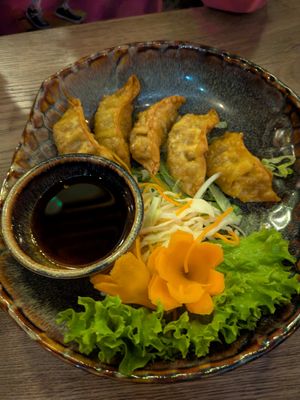 Dumplings at Soy in Munich