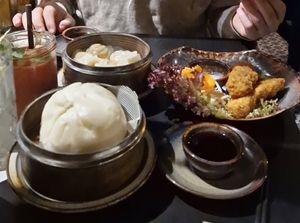 Drei Vorspeisen at Soy in Munich