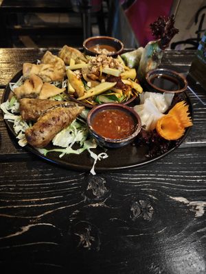 Vegan Tapas plate at Soy in Munich