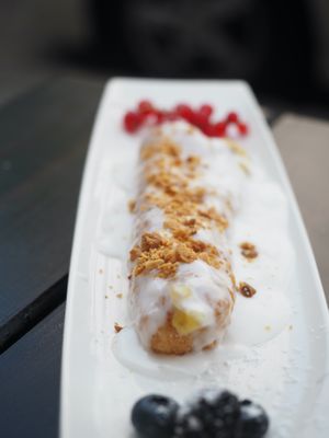 Banana sticky rice at Soy in Munich