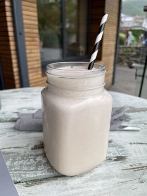 Vegan milkshake - Emma‘s Dell, Grasmere  at Emma's Dell in Grasmere