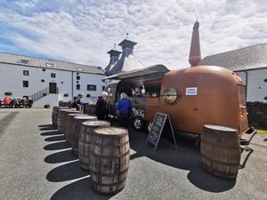 . at Ardbeg Distillery in Islay