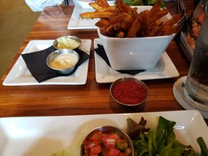 Fries at Burger Bach in Durham