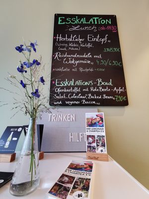 Menu at Esskalation in Bonn