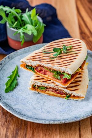 grilled panini (vegan) at Esskalation in Bonn