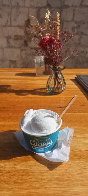 Sorvete de coco at Gianni in Dubrovnik