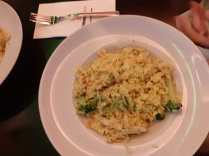 Rice with broccoli and cauliflower at Lemongrass - Ribera in Valencia