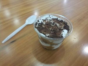 tiramisu at Vege Rama - Myer Centre in Brisbane