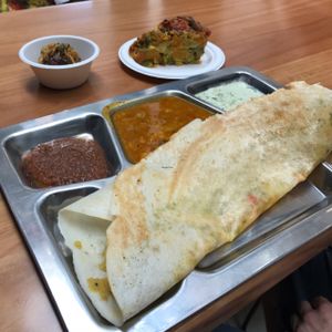 Dosa...nom! at Vege Rama - Myer Centre in Brisbane