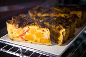 Frittata at Vege Rama - Myer Centre in Brisbane